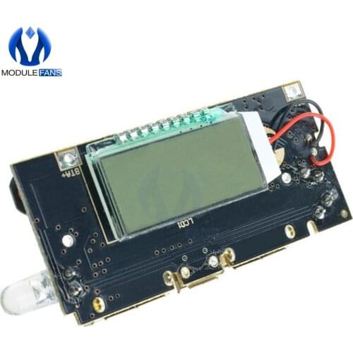 Dual USB 5V 1A 2.1A Mobile Power Bank 18650 Battery Charger PCB Power Module LED LCD Solar Charging Board for Phone DIY