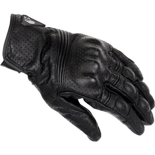 New Classic Summer Breathable Vintage Goatskin Motorcycle Riders Gloves Motorbike Punching Anti-drop Protection Gloves