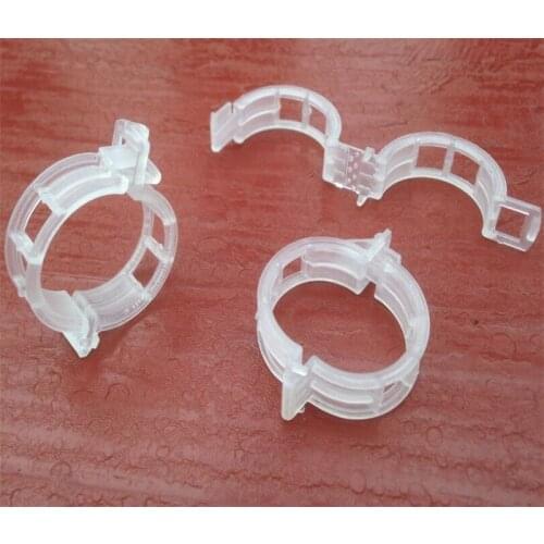 Hot 6000 pcs/lot 23mm Plastic Plant Support Clips clamps For Plants Hanging Vine Garden Greenhouse Vegetables Tomatoes Clips