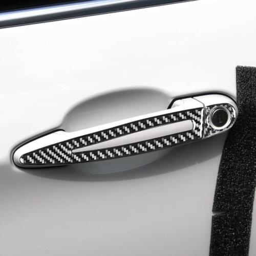 It Is Suitable For BMW Exterior Door Handle Sticker - Hollow Out BMW The Carbon Fiber E84 Old X1(11-15)