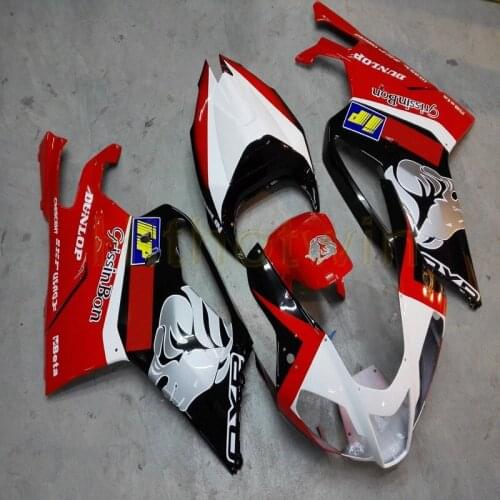 Custom+Screws red silver motorcycle cowl for RSV1000RR 2004 2005 2006 RSV 1000RR ABS fairing M2