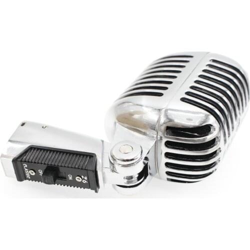 Professional Wired Vintage Classic Microphone Top Quality Dynamic Moving Coil Mike Deluxe Metal Vocal Old Style Ktv Mic Z6 mike