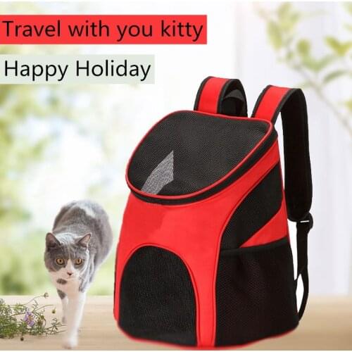 Pet Cat Supplies Carrying for Cat Bag Pet Carrier Pet Travel Carrier Bag Foldable Cat Breathable Backpack Pet Carrier