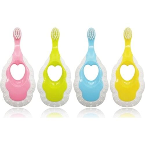1pc Baby Toothbrush Soft Anti Slip Handle Cartoon for Toddler Kids Newborn Oral Care