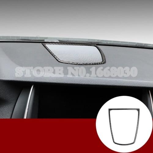 For BMW 5 Series GT F07 Carbon Fiber Center Dashboard Speaker Cover 2010-2017 1pcs Car accesories interior Car decoration