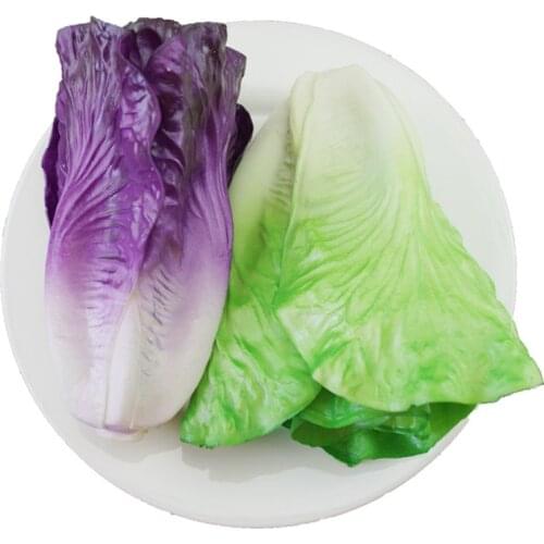 1pcs High imitation artificial Fake lettuce model&artificial plastic fake simulated lettuce vegetable