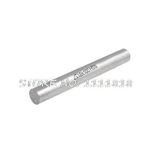 12mm x 100mm High Speed Steel HSS Lathe Turning Tool Bar Silver Tone