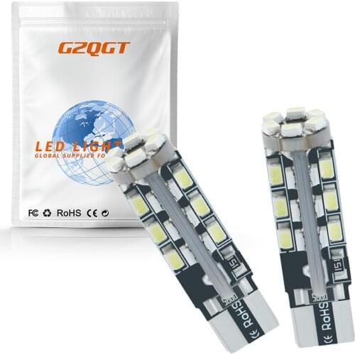 2pcs DC12V CANBUS LED T10 W5W 194 168 30SMD 4014 LED Car Reading Dome Lights LED Interior Light Wedge bulb Parking Light