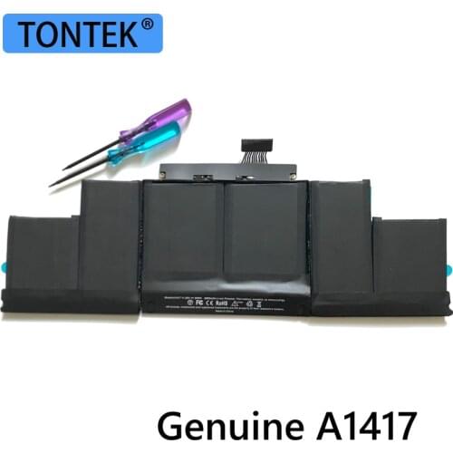 A1417 Laptop Battery For Apple MacBook Retina Pro 15" 2012 Early-2013 ME665LL/A ME664LL/A A MC976LL/A MD831LL/A A1398 Bateria