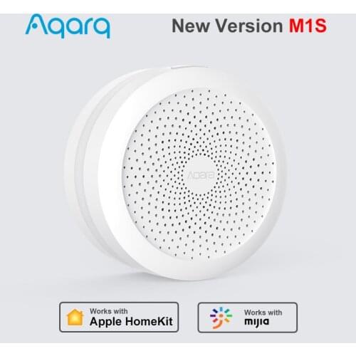Newest Original Aqara Hub M1S Multi-functional Gateway With RGB LED Night Light Smart Work with Apple Homekit Mijia App