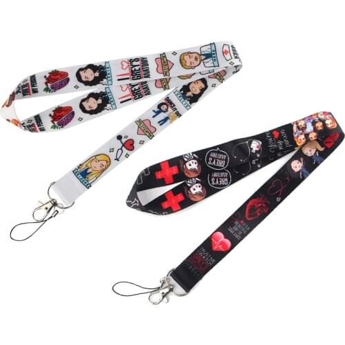 Ransitute R883 TV Show Lanyards Id Badge Holder Keychain ID Card Pass Gym Mobile Badge Holder Lanyard Key Holder