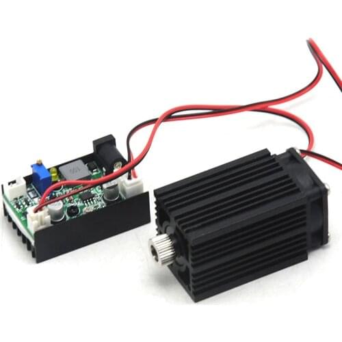 Focusable Long time working 850nm 1W 1000mw IR Infrared Diode Laser Adjusted Dot Module 12V w/ Fan Cooling TTL Modulation 3350mm