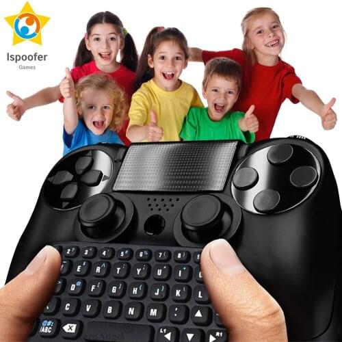 For Sony PlayStation4 PS4 Slim/PS4 PRO Controller Mini Wireless Game Keyboard Mini Bluetooth Wireless Keyboard Joystick