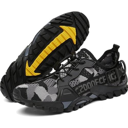 Mesh Breathable Hiking Shoes Men Size 36-47 Trail Trekking Mens Sneakers Outdoor Mountain Climbing Sports Shoes Male Summer New