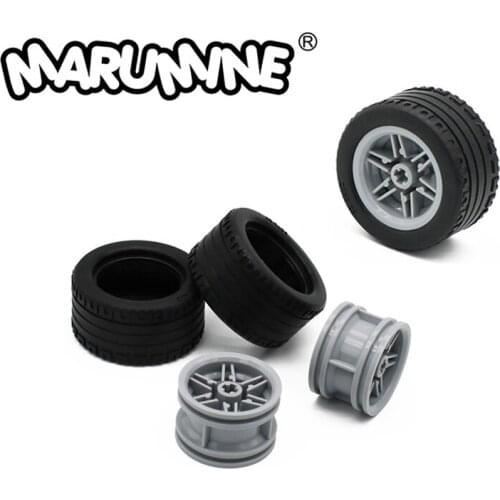 Marumine 56145 Rim Wide W. Cross 30 x 20 Size 44309 Tyre Normal Wide Diameter 43 2 x 22 Wheel For Car Models Kids Toys