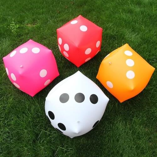 Activity Props PVC Inflatable Dice Fun Big Dice Outdoor Holiday Family Party Points Toys Giant Games Christmas Inflatables Games