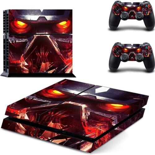 Robot Style PS4 Skin Sticker for Playstation 4 Console & 2 Controllers Decal Vinyl Protective Skins Style 3
