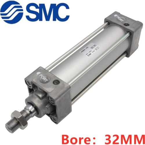 MB MDBB32 SMC Original NEW MDBB Bore:32mm Pneumatic Cylinder Standard Type Double Acting Single Rod D-M9BW