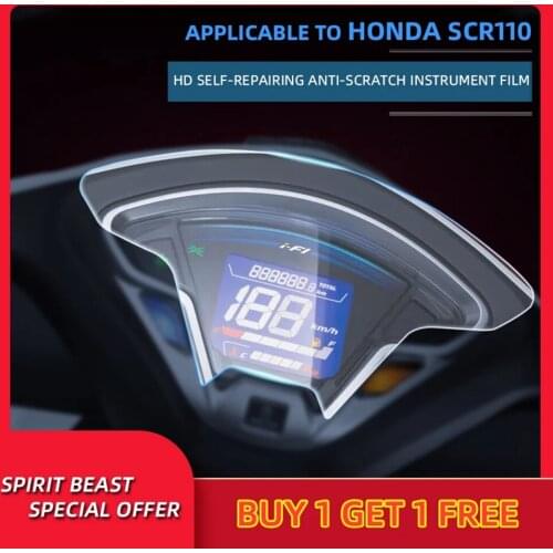 Spirit Beast Motorcycle speedometer TPU Scratch proof Protection Film scooter Dashboard Screen Instrument Film For Honda SCR110