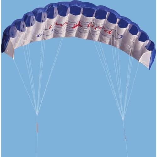 1Pcs 30m Kids Toys Dual Line Parafoil Kite Rainbow Sports Beach Kite Power Braid Sailing Kitesurf ChildTools Outdoor Toys