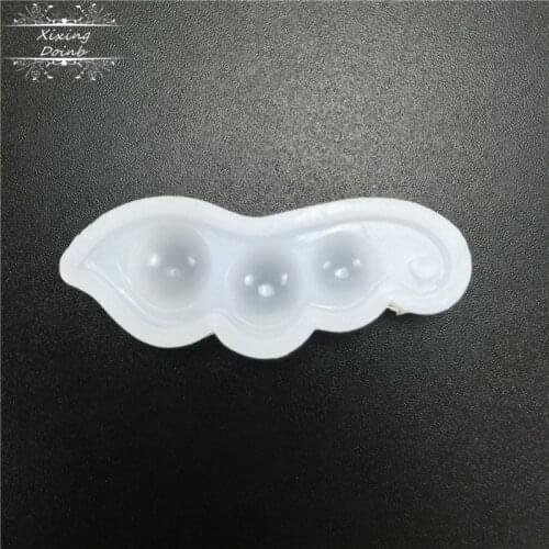 1Pcs Pea pod Silicone Mold Fondant Mold DIY Party Cake Decorating Tool Candy Chocolate Mould Handmade jewelry pendant