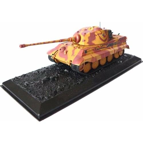 12091A Diecast Army Tank Models Hot sale 1/72 sd.kfz.182 PzKpfw VI Tiger II Ausf.B-1944 Die cast Military Model Collection Gift