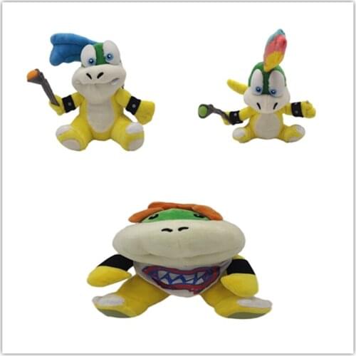 20cm Super Marios Bros Broser Koopa BowserLemmy Morton Roy Bully Wendy Iggy Ludwig Larry Soft Stuffed Plush Doll Toy