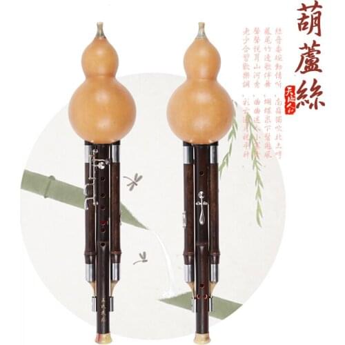 2017Wang hulusi natural zizhu key adjustable c b professional musical instruments
