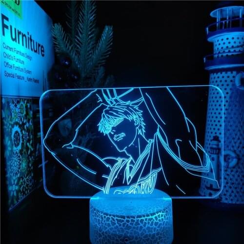 Kurokos Basketball 3D Illusion Lamp Shintaro Midorima Led Night Light Bedroom Decor Lampara Kid Anime Color Changing Table Lamp
