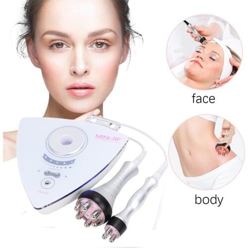 3MHz RF Radio Frequency 2Heads Facial Lifting Machine Body Face Massager Wrinkle Removal Leg Butt Waist Tighten Device AntiAging