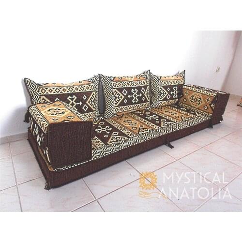 Arabic Floor Seating Sofa Set Majlis Cushions Oriental Jalsa Bench Area Traditional Arab Furniture Couches Hookah Lounge