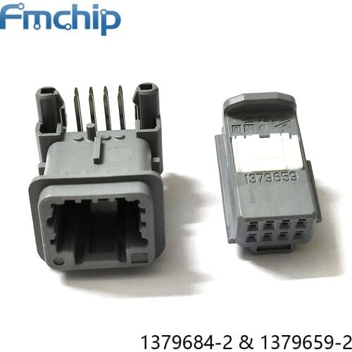 FMchip 1379684-2 Automotive Connectors CONN HEADER R/A 8POS 2.2MM for 1379659-2 Connectors