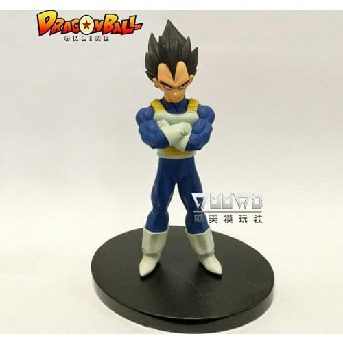 BANDAI Dragon Ball Z Action Figure Super Collection 1 DXF Jingpin Vegetajv Black Hair Rare Model Toy