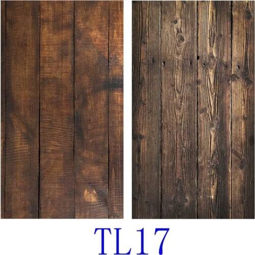 Old Red Wood Photo Studio Backgrounds 57x87cm 2sides PVC Cover Waterproof Paper Backdrops Wood Marble Wall Printing