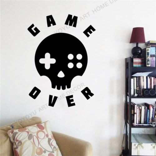 Game design wall mural Gamer wall sticker Game wall decal Controller game wall paper Customized For Bedroom Wall Art Decal wx245