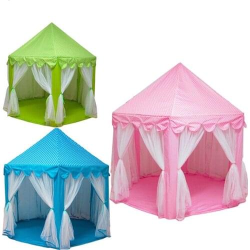 Tent House Portable Foldable Beautiful Small Princess Castle Tent Gifts Toys Tents For Kids Children Girl Baby