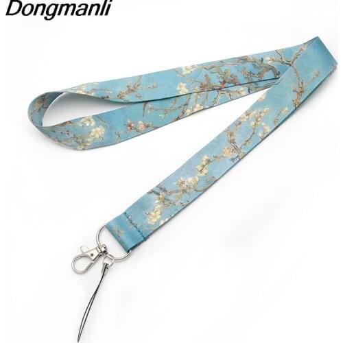 M1442 DMLSKY Van Goghs Branches Of An Almond Tree In Blossom Mobile Phone Rope/ Key Lanyard Neck Straps Accessories