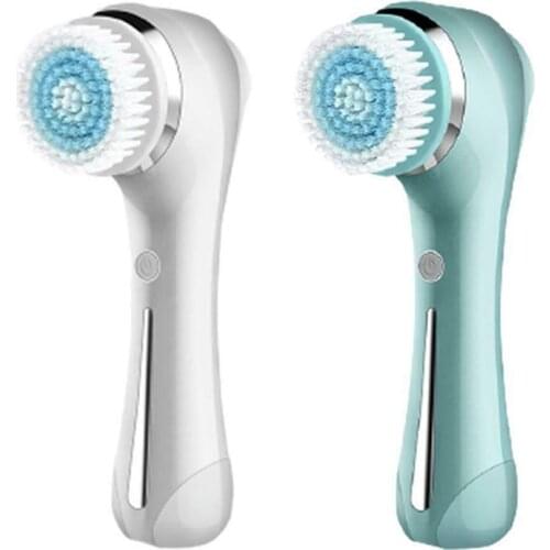 Facial Cleansing Silicone Brush Exfoliating USB Rechargeable Massager Face Skin Deep Cleaning Tool Waterproof 2Colors