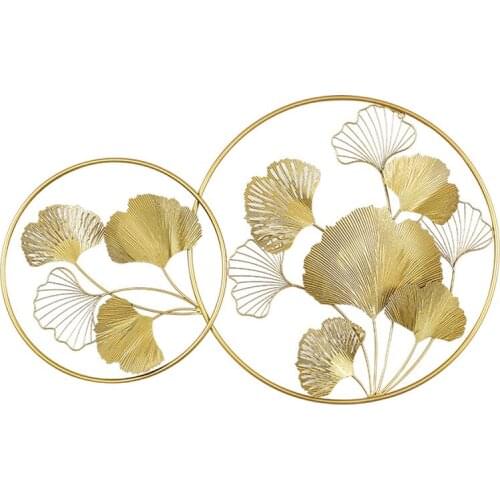 Modern Nordic home photography accessories hotel lobby living room wall background decoration fashion metal pendant