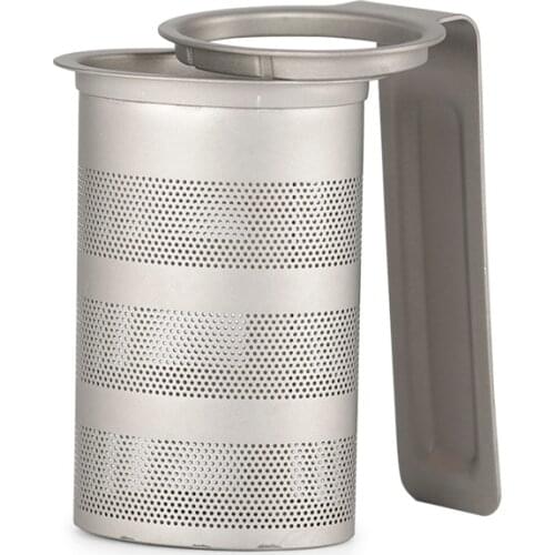 2020 new arrival Home and kitchen accessories Hanging Coffee or tea Titanium filter tea infuser titanium tea strainers
