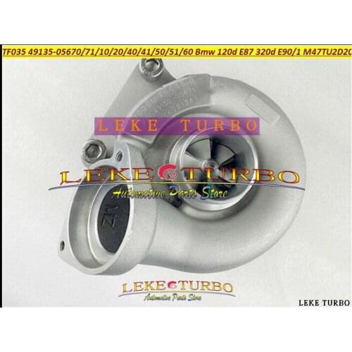 Turbo TF035HL-6B 49135-05671 49135-05670 11654716166 Turbocharger For BMW 120D E87 320D E90 E91 2003- M47T M47TU2D20 2.0L 163HP