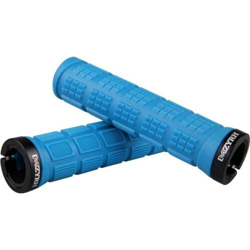 ZTTO 1Pair Bicycle Handlebar Grips MTB Mountain Bike Cycling Bicycle Lock Handle Grips Durable BMX Rubber Grip Anti-Slip Parts