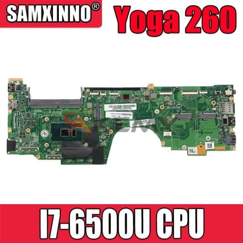 01AY772 01AY773 01LV801 00NY947 00NY948 For LENOVO YOGA 260 I7-6500U Notebook Mainboard LA-C581P SR2EZ DDR3 Laptop motherboard