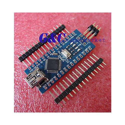10pcs MINI USB for arduino Nano V3.0 ATmega328P 5V 16M Micro-controller electronic components diy kit
