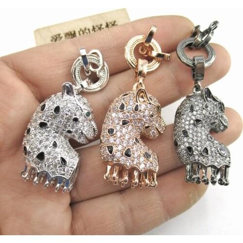 20x60mm Gold Plated Cubic Zirconia Micro Pave Connector Necklace Bracelet Pendant Jewelry DIY Findings