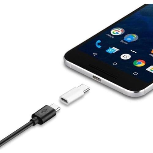 5PCS Android Micro USB Adapter USB Female To Type-C Connector Male Adapter Converter Connector Charging Cable For Huawei Xiaomi
