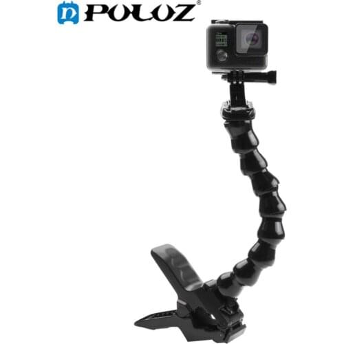 For Go Pro Accessories Action Sports Cameras Jaws Flex Clamp Mount for DJI Osmo Action/GoPro HERO7/6/5/5 4 Session/4/3+/3/2/1