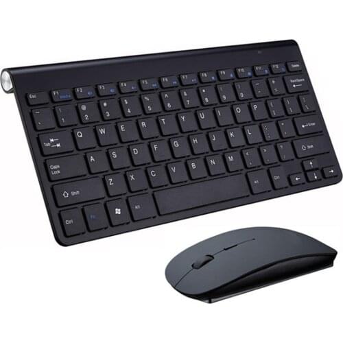 2.4G Wireless Keyboard Mouse Combo Mini Keyboard and Mouse Set for Laptop Notebook PC Computer Mac Desktop Windows Smart TV PS4