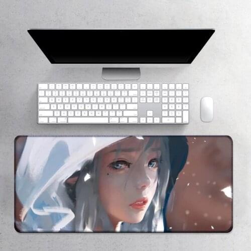 Large Mouse pad Gamer 70x30cm Locking Edge Durable Mousepad Notebook Office Mat Portable Waterproof Natural Rubber Mouse Pad