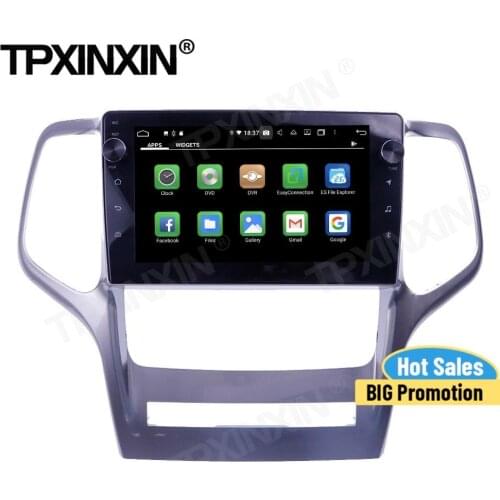 Carplay Car Radio 2 Din Stereo Receiver Android For Jeep Grand Cherokee 2008 2009 2010 2011 2012 2013 DSP Player Audio Head Unit